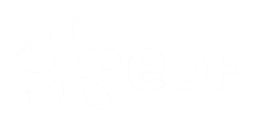 EDF logo blanc