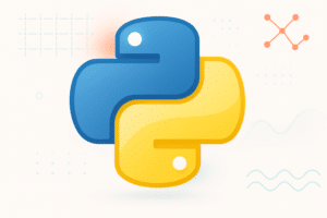 Illustration du logo Python représentant son utilisation dans des frameworks d'IA générative comme Datapizza.